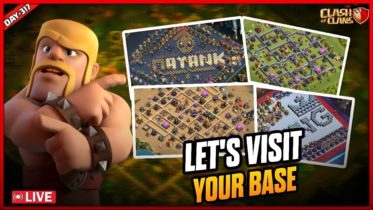 BASE VISIT AFTER AN ATTACK ( BARBARIAN TO LEGEND LEAGUE) | LEAGUE ATTACKS ( Clash of Clans) DAY -318