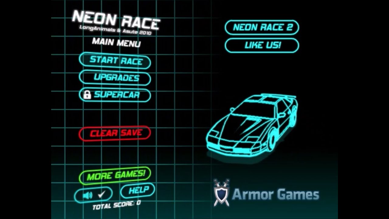 Neon Race - Walkthrough Completo