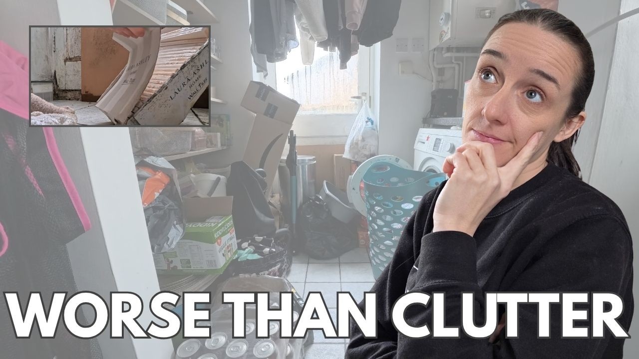I Thought It Was Just Clutter… Until We Found This | Utility Room Reset