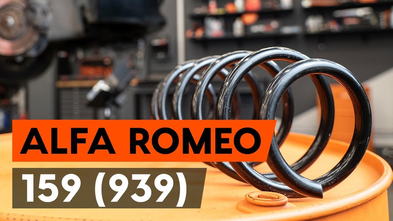 Wie ALFA ROMEO 159 (939) Federn vorne wechseln [AUTODOC TUTORIAL]