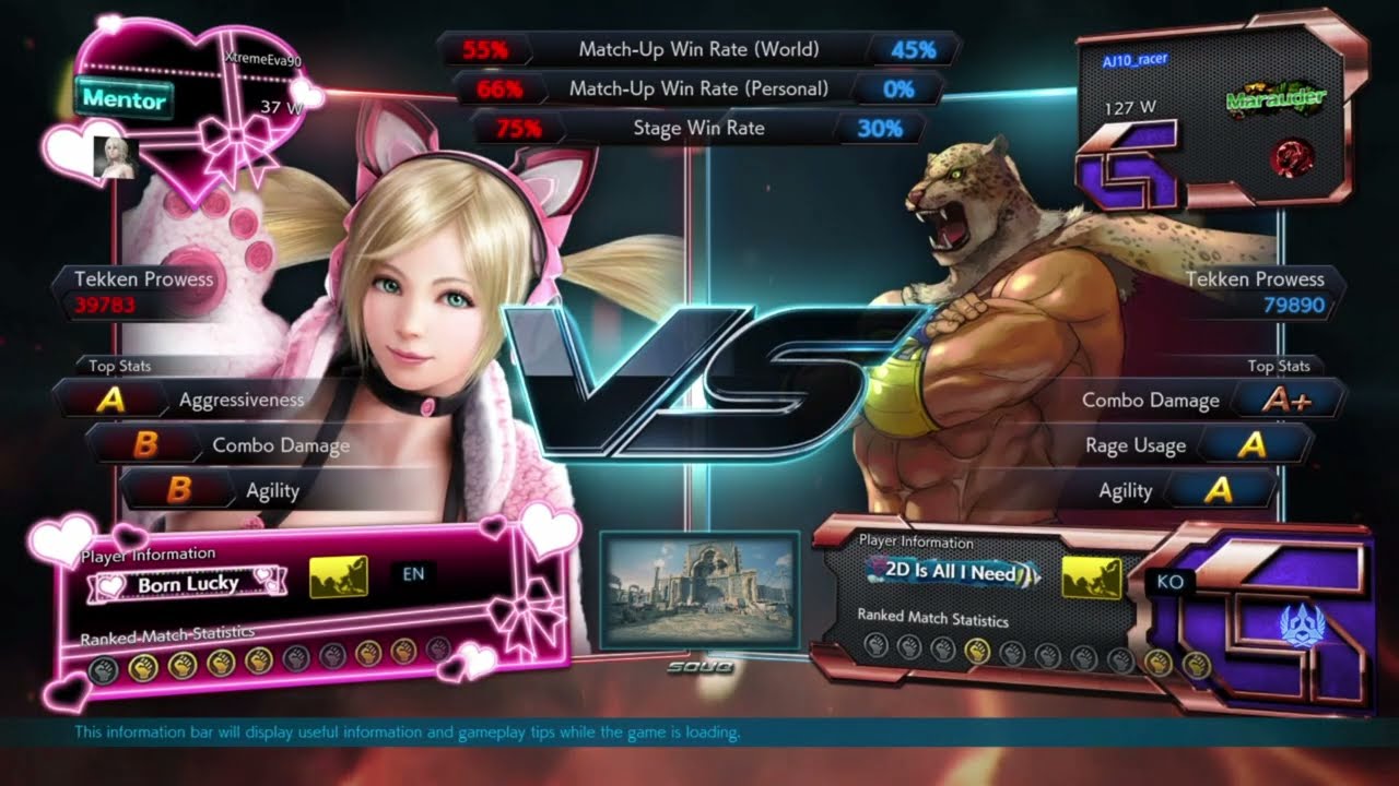 ★ Tekken 7 (PS4) Ranked Match #29 ~ Lucky Chloe VS King ★