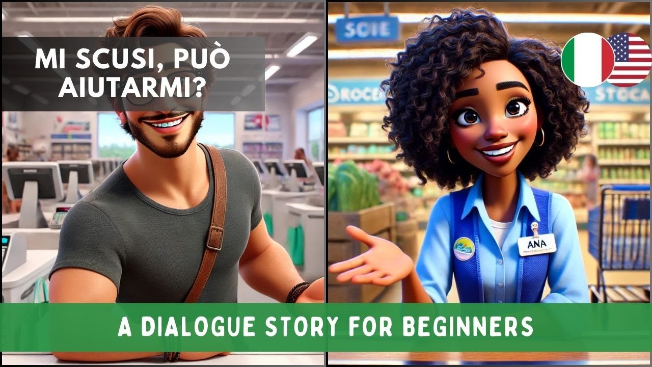 Learn How to Talk to Store staffs in Italian with this Dialogue Exercise (Elementary Level A2)