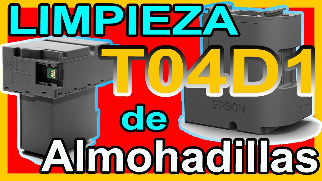Limpiar Caja de Mantenimiento EPSON L6171 | L6160 L6161 L6168 L6170 L6178 L6190 L6191 | T04D1
