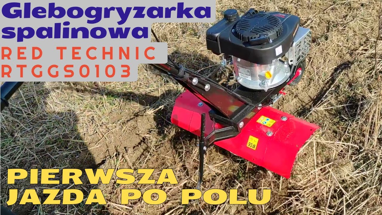 Glebogryzarka - pierwsza jazda po polu / Jak glebogryzarka radzi sobie na polu?