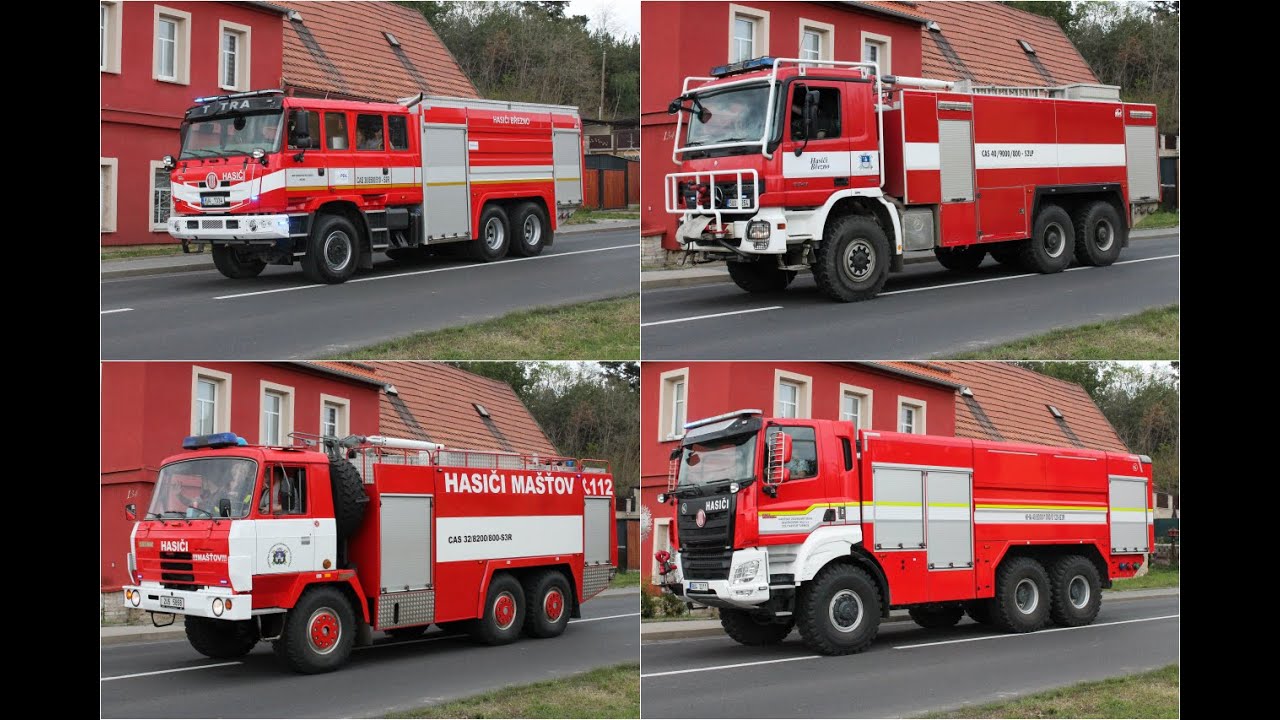 Spanilá jízda při slavnostním žehnaní nové cisterny Tatra Terra JSDH Březno