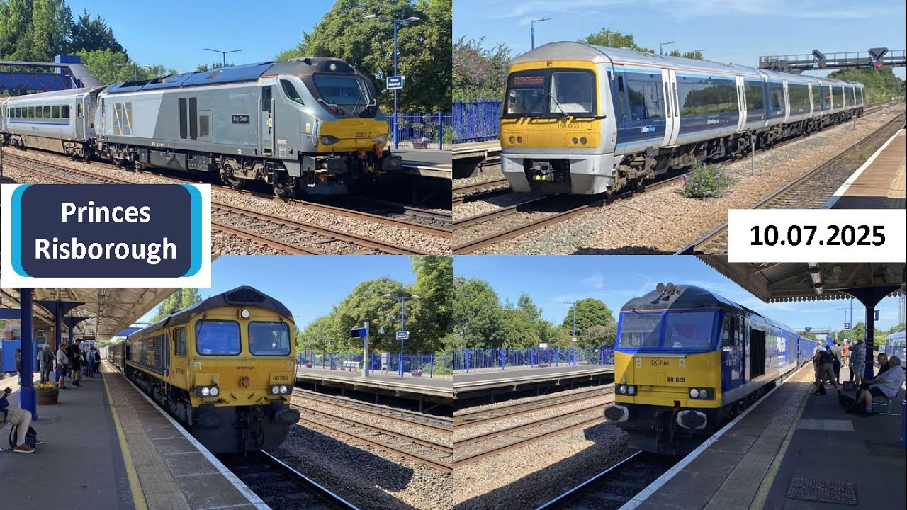 Trains at Princes Risborough - 10.07.2025