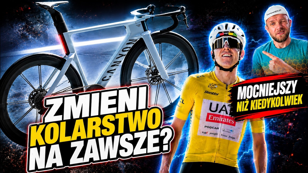 Ten rower może zmienić kolarstwo na ZAWSZE! Pogačar mocniejszy niż kiedykolwiek?!
