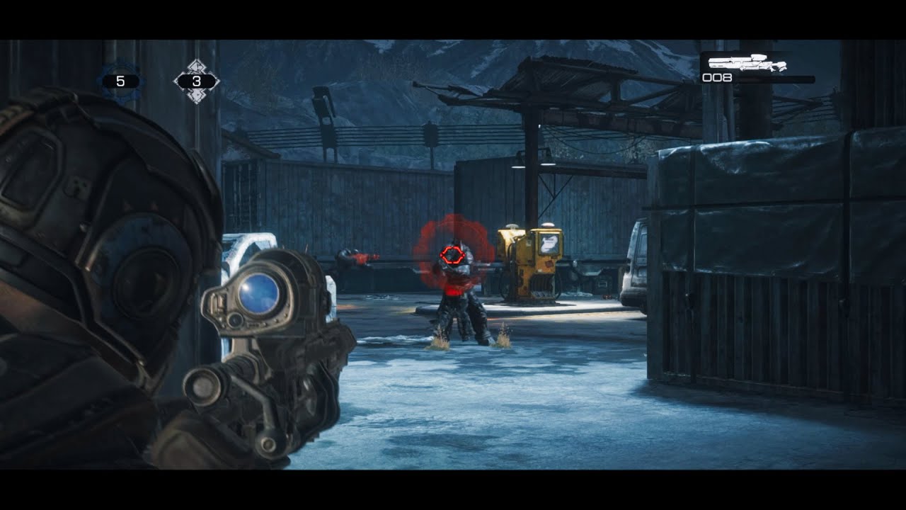 the red