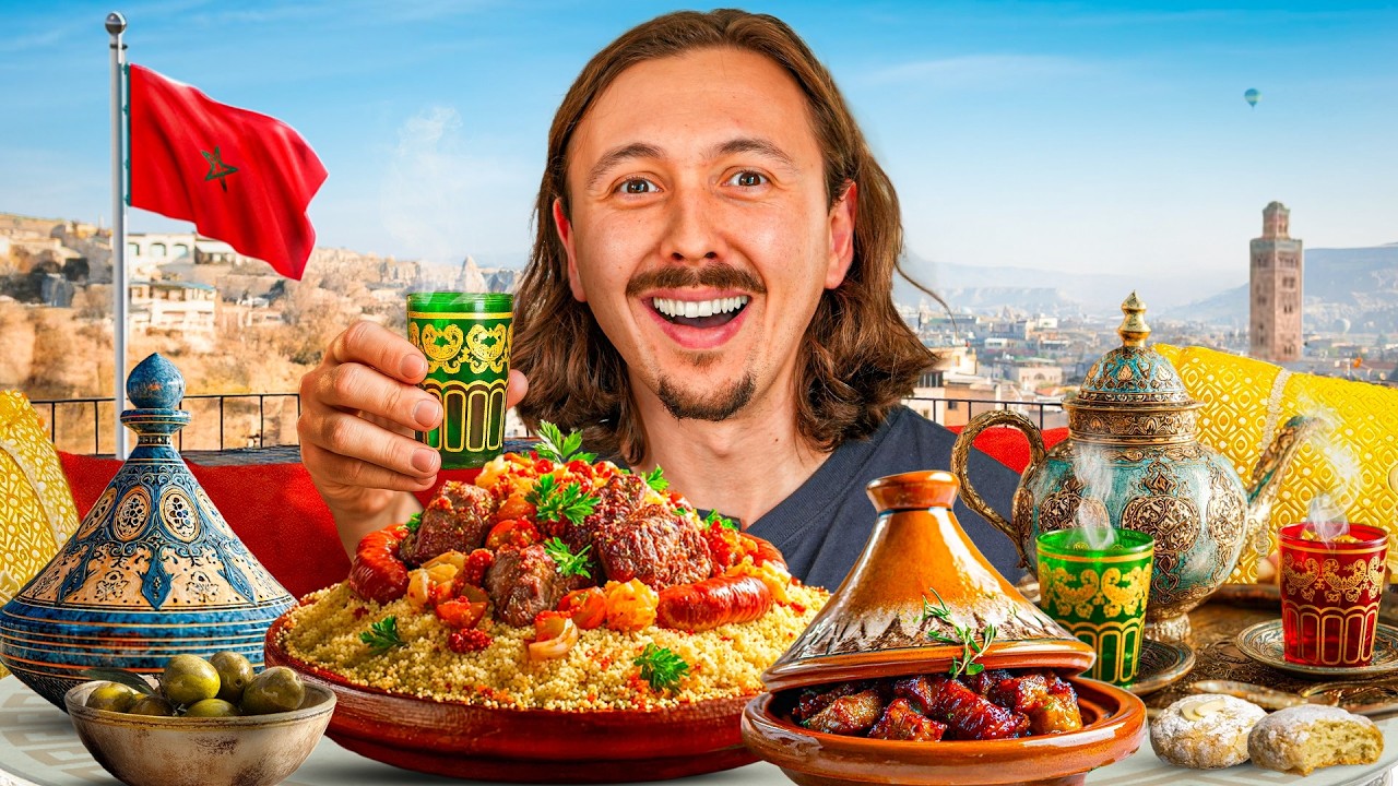 Je teste les plats typiques du Maroc pour la première fois