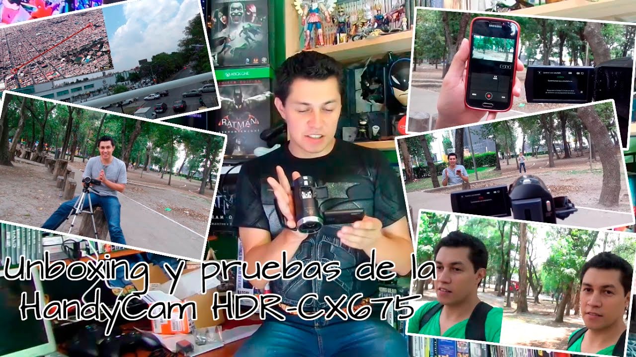 ¡¡¡Unboxing y pruebas!!!  Compre una Sony HandyCam HDR-CX675