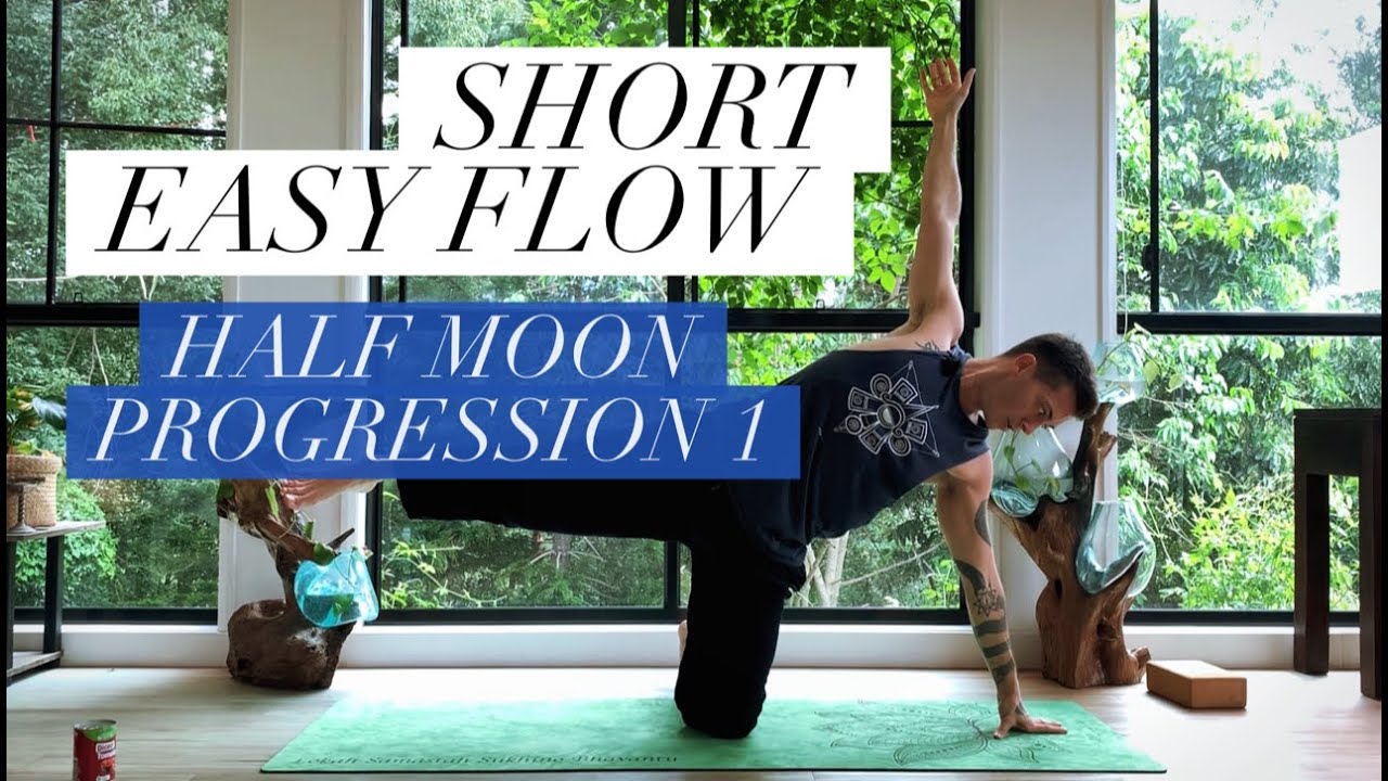 Ardha Chandrasana Progression Series | Half Moon Flow 1 | Hip Strengthening Yoga