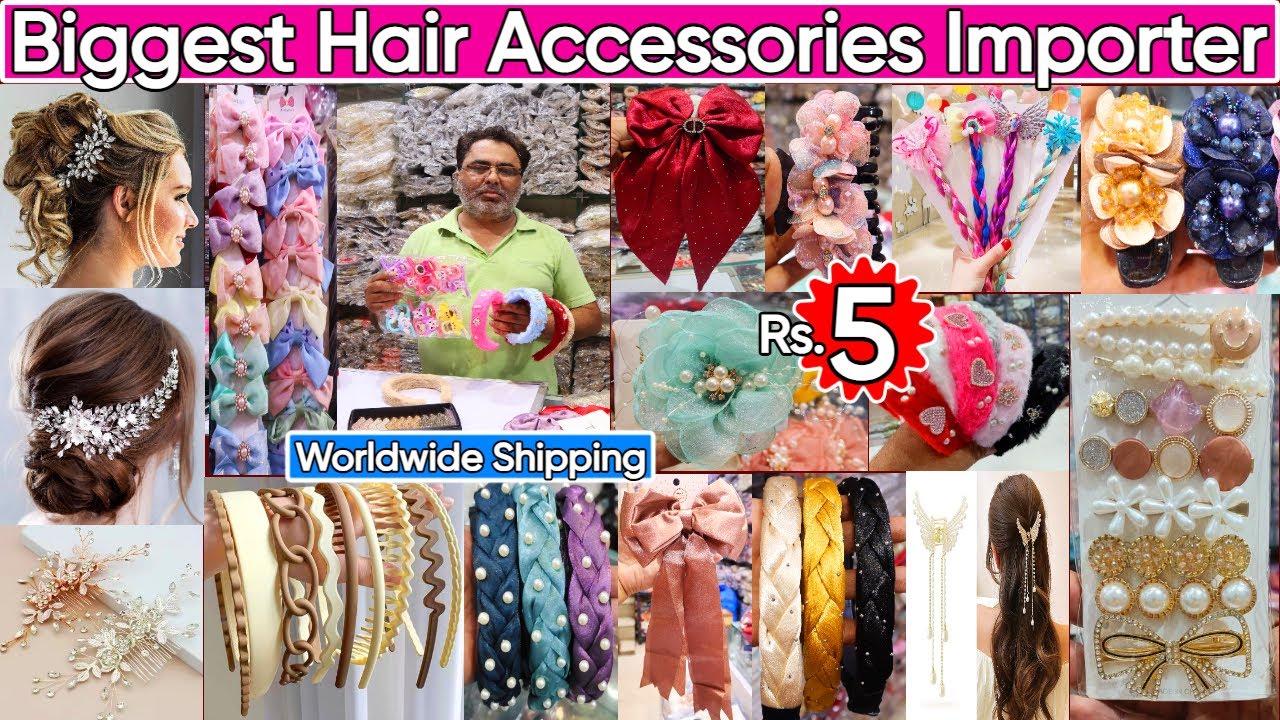 Latest Trendy Premium Bridal & Korean Hair Accessories Collection 2024 | Fancy Hair Art Accessories