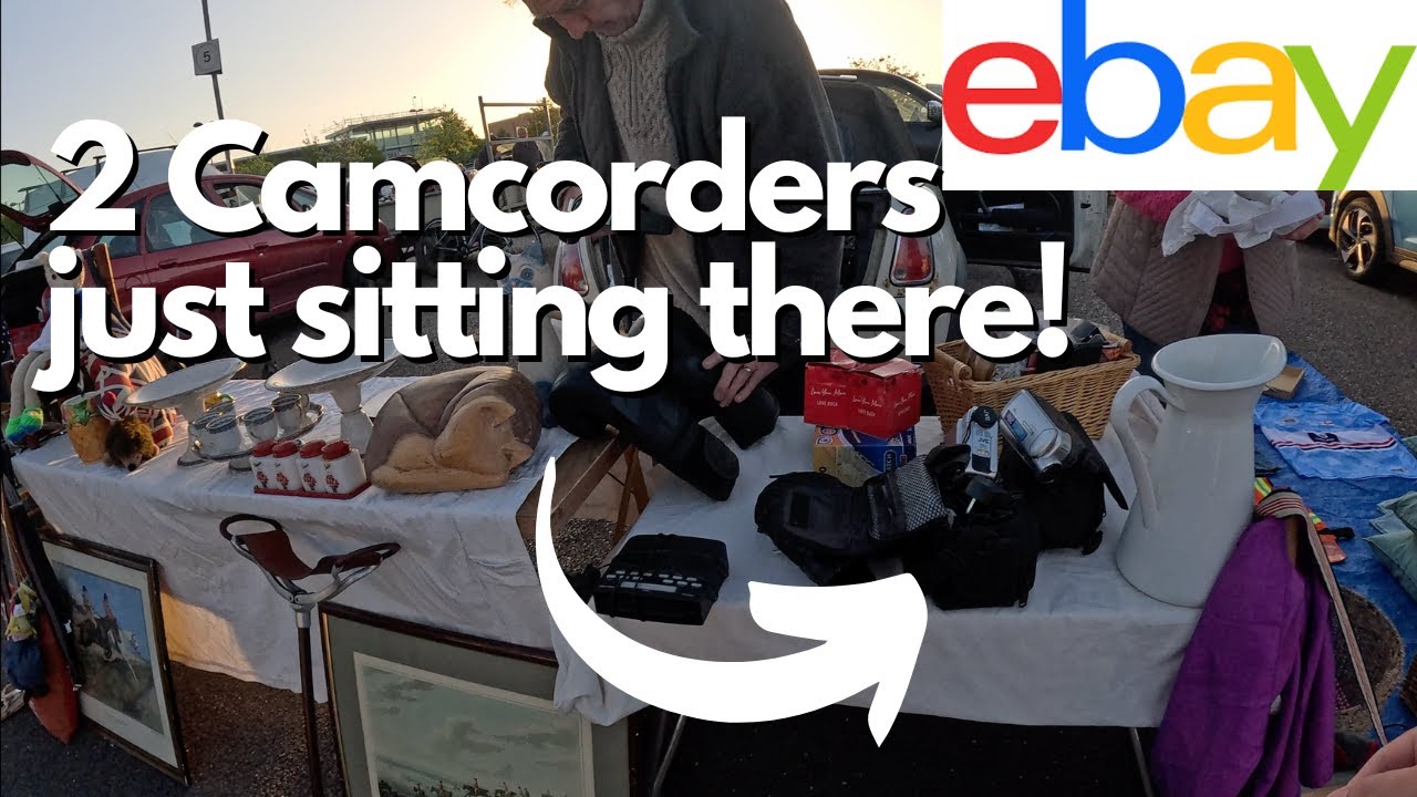 These 2 Camcorders were just sitting there! I HAD to pick them up! - eBay Reseller