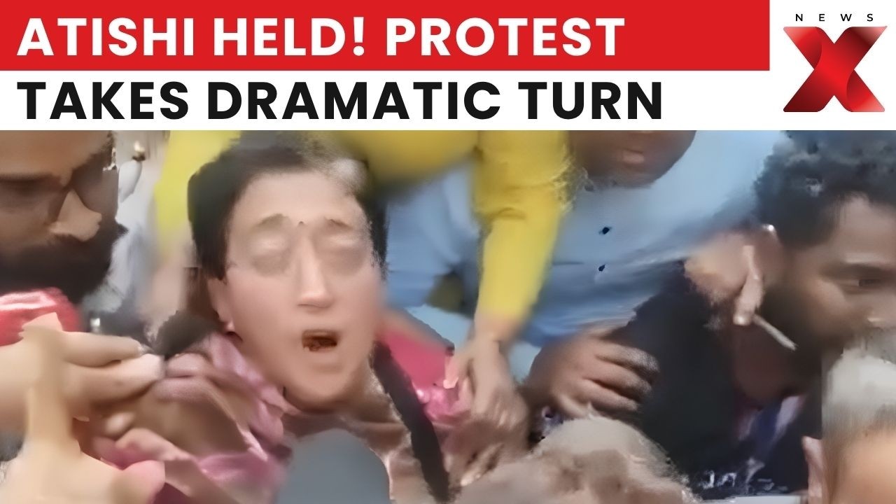 ATISHI DETAINED AT JANTAR MANTAR? AAP Leader Face Police Action Amid Protest | JANTAR MANTAR PROTEST