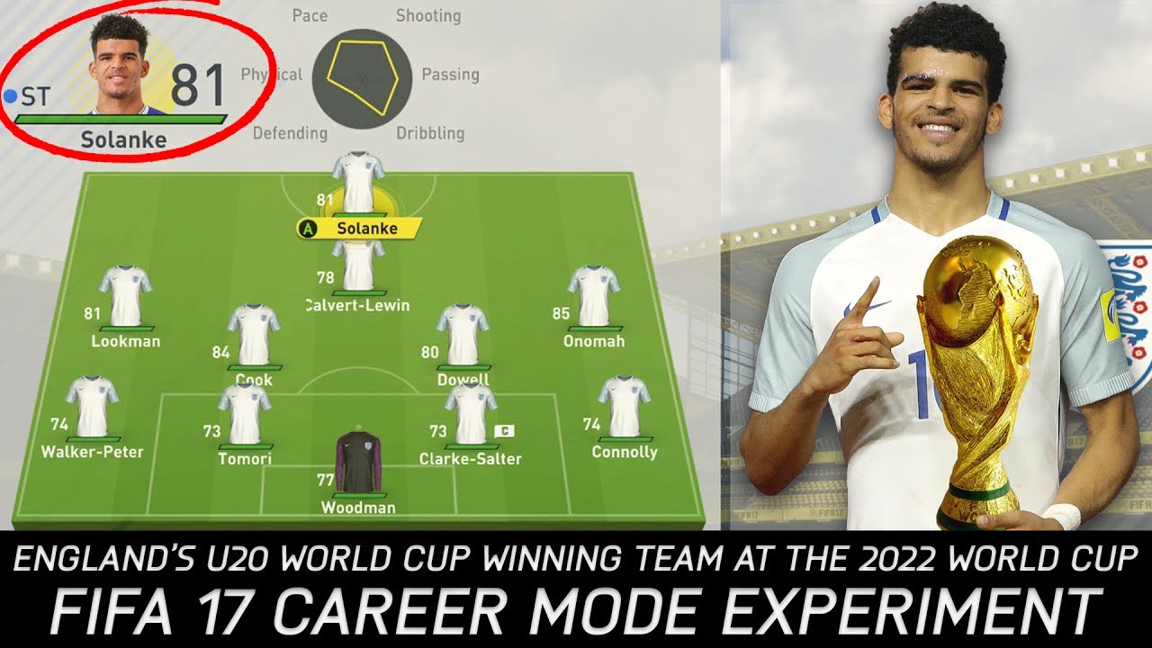 Could England's U20 World Cup Winning Team Achieve Glory at the 2022 World Cup? - FIFA 17 Experiment