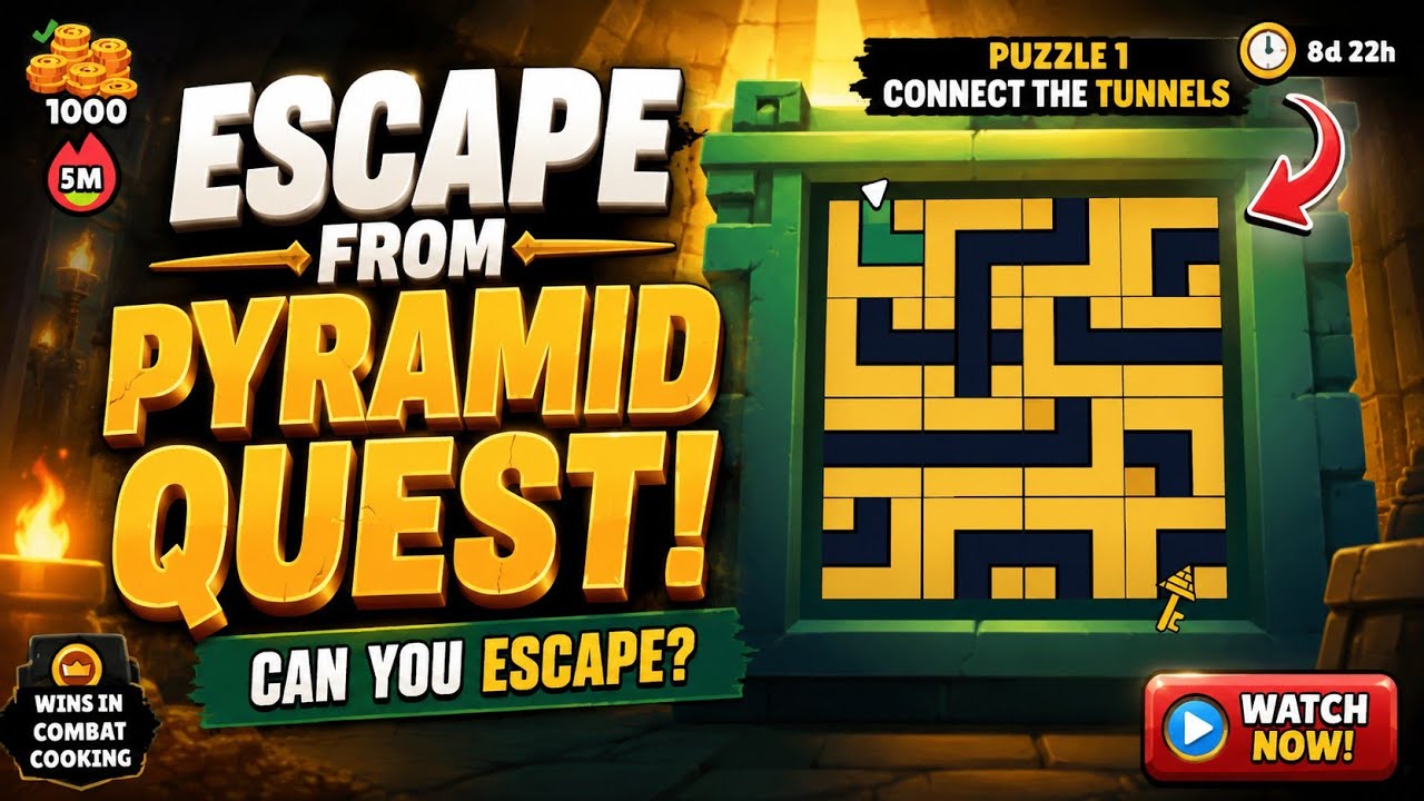 How to Solve Escape From Pyramid Quest Puzzle 1 | Brawl Stars Event Guide