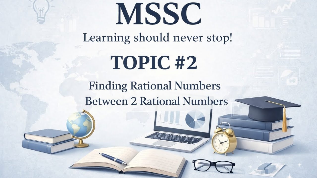Topic #2 (Mathematics) : Finding Rational Numbers b/w Two Rational Numbers for VI-X by Kapil Adlakha