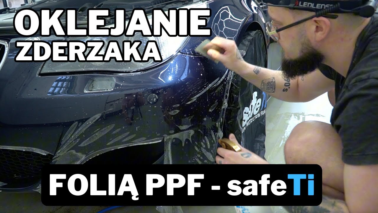Jak okleić zderzak folią PPF/oklejanie zderzaka folią PPF - safeTi