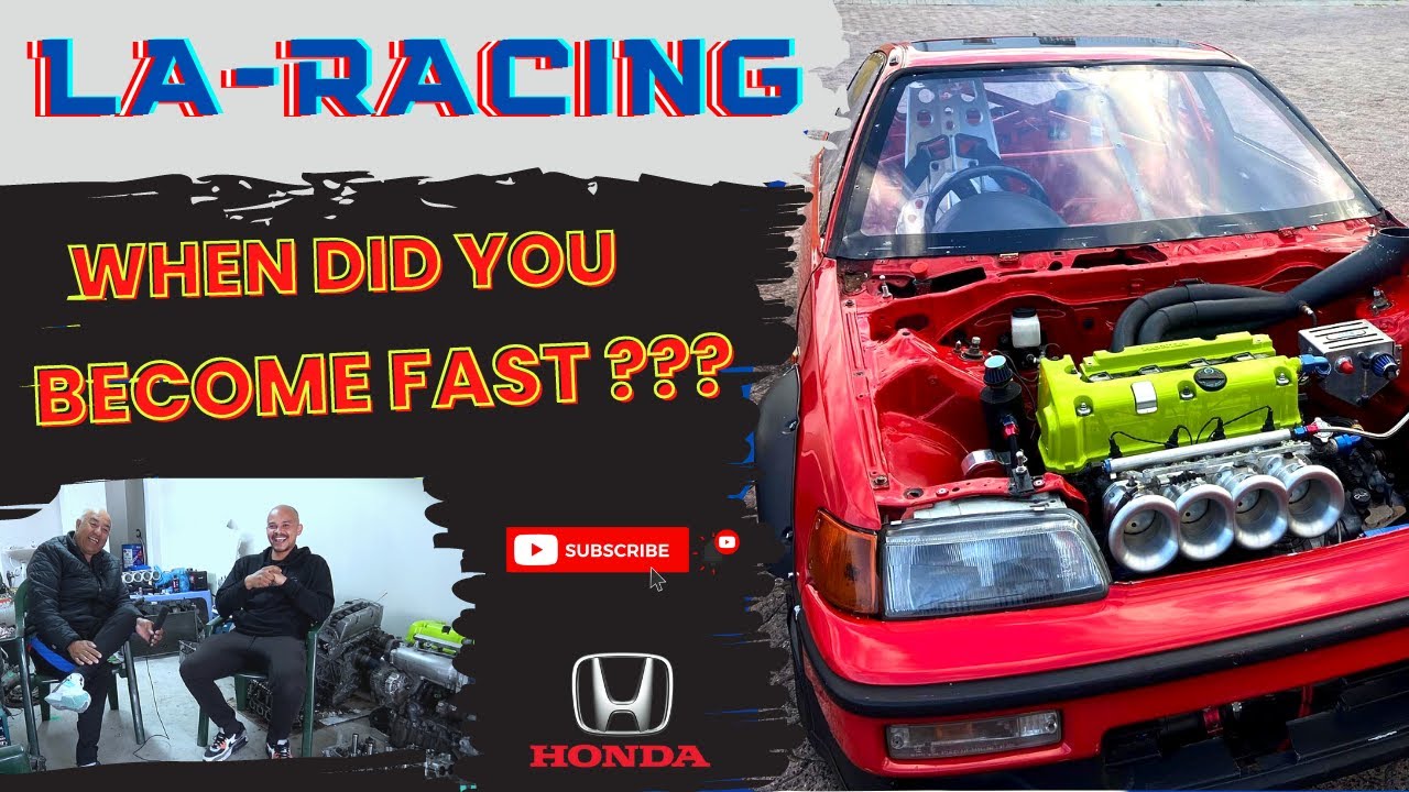 LA - RACING! How a 17 year old street racer became a FAST drag racer & GREAT Honda engine builder!😁