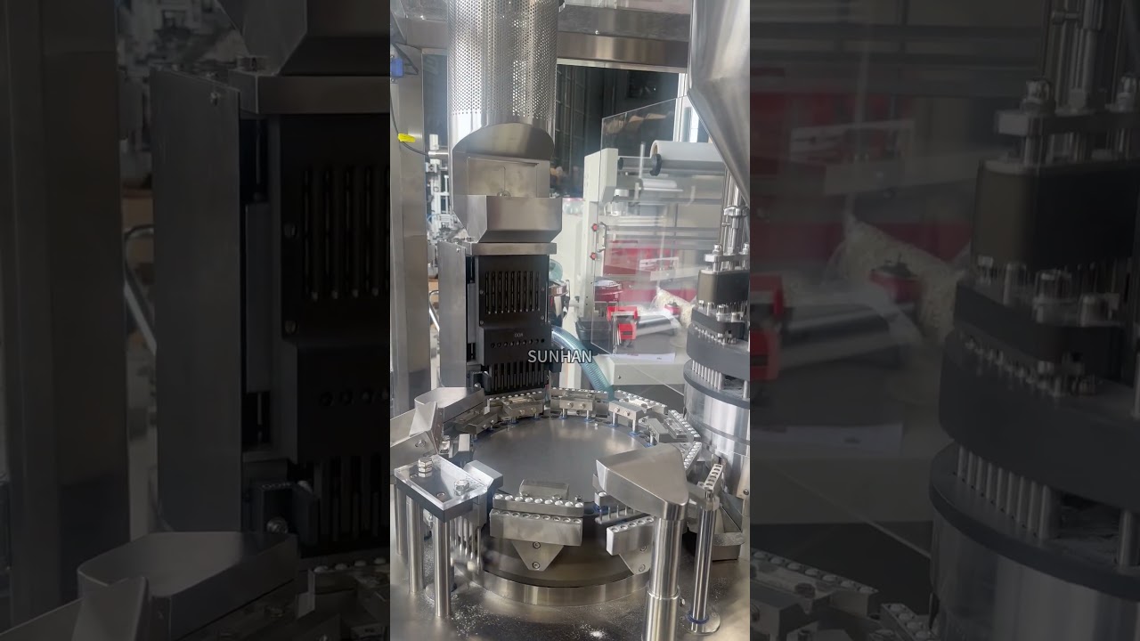 Automatic Vacuum Capsule Filling Machine #fillingmachine #filling #filler