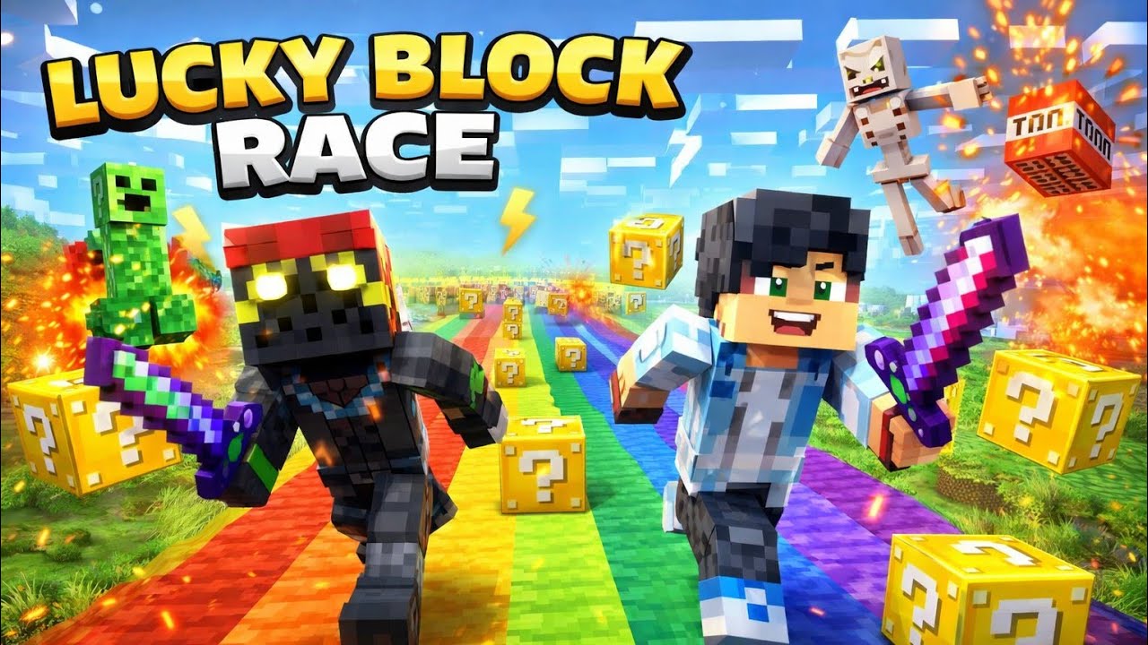 @VISHWA_0088-DON 1v1 lucky block race 