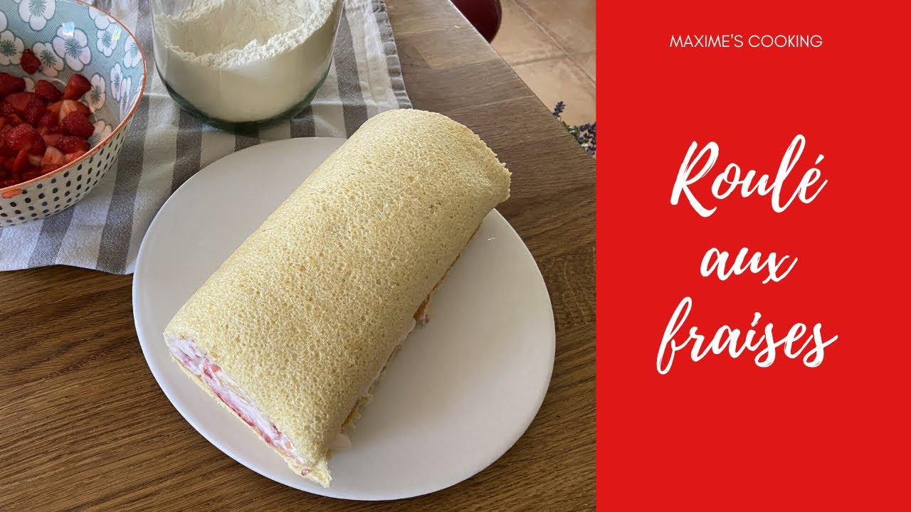 Comment faire un ROULÉ AUX FRAISES? (comme Cyril Lignac)🍓
