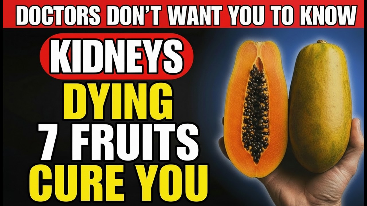 7 Fruits to Eat at Night That Heal Your Kidneys Fast | Lower Creatinine Naturally & Avoid Dialysis
