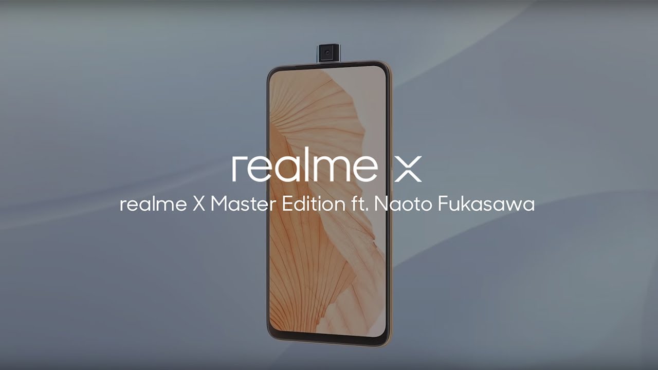Realme X Master Edition при участии Наото Фукасавы