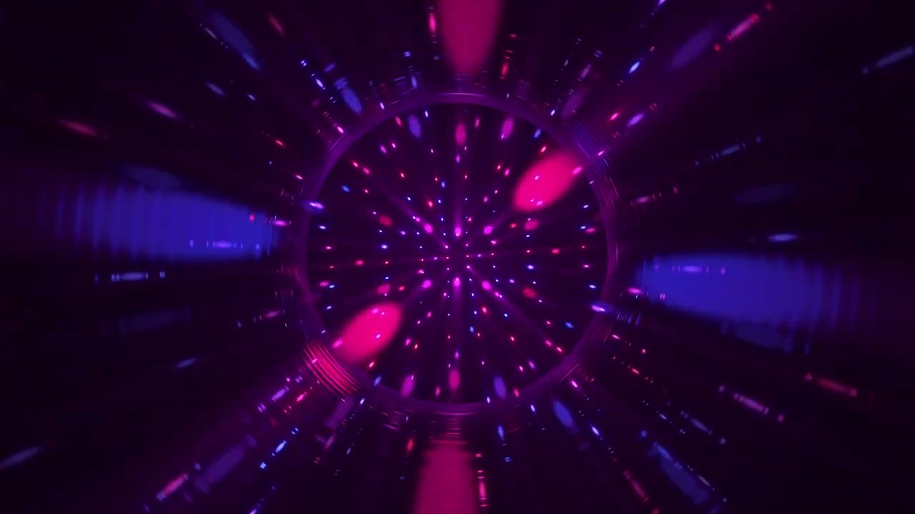 Neon Disco Lights Motion Background | Screensaver | DJ Visuals