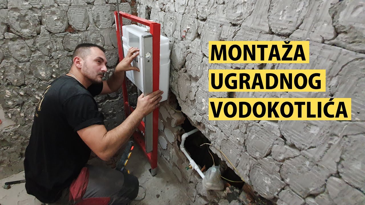 Kako se montira ugradni vodokotlić
