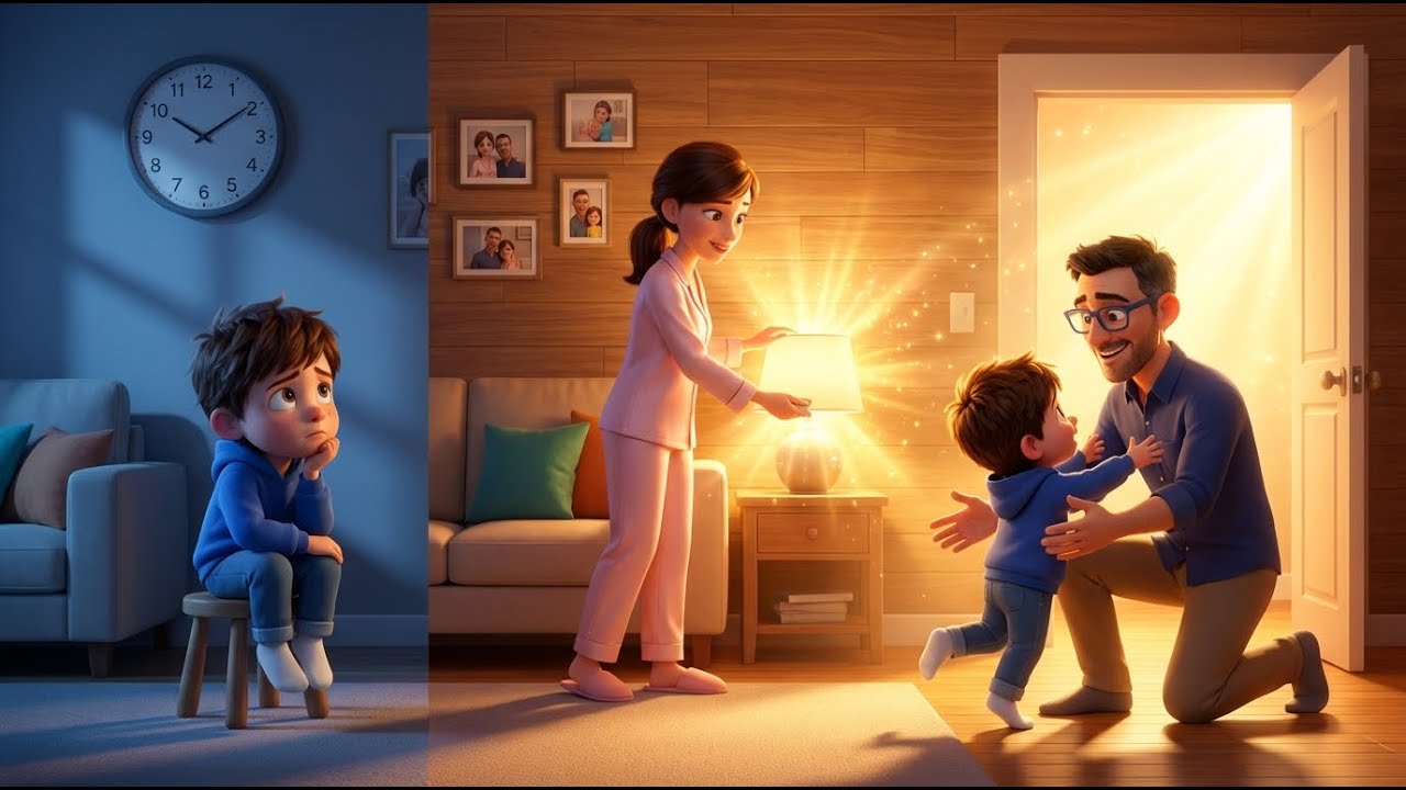 When Papa Came Home Late 🌙 | A Heartwarming Family Story
