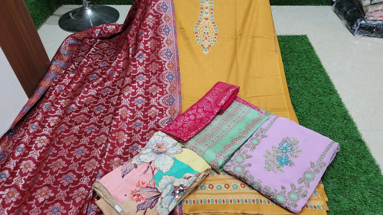 न्यू डिजाइन फैंसी सर्दियों के सॉल सूट और partywear suits 🌹 shipping free 🌹7015652424