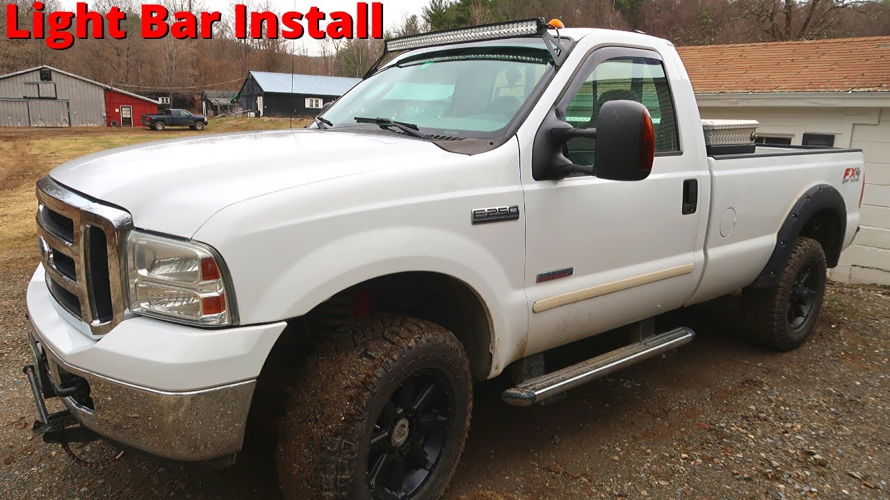 50" Rough Country Light Bar Install (2007 F-250 Powerstroke)