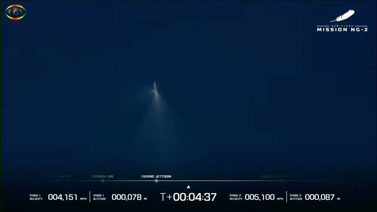 Blue Origins New Glenn Mars Mission - Live-Aufzeichnung