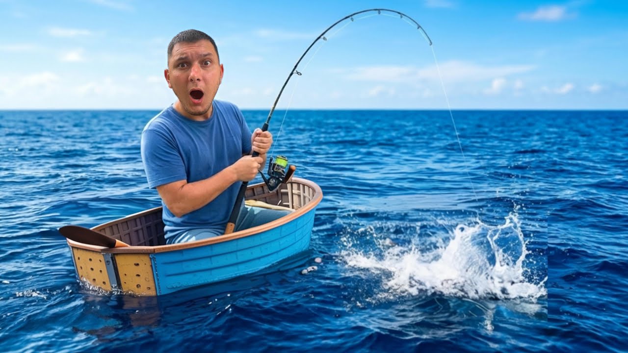 I Went Deep Sea Fishing On A Tiny Boat (CATCH & COOK)