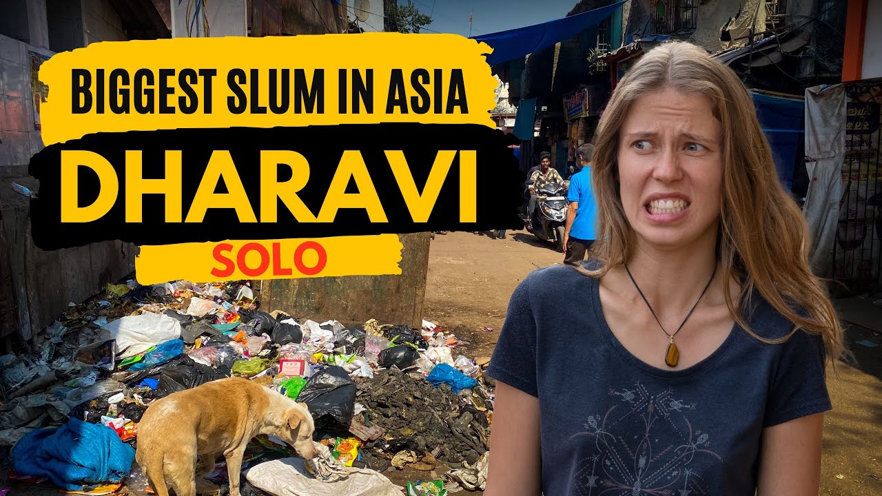 Exploring DHARAVI slum Mumbai SOLO!!! - Biggest slum in Asia