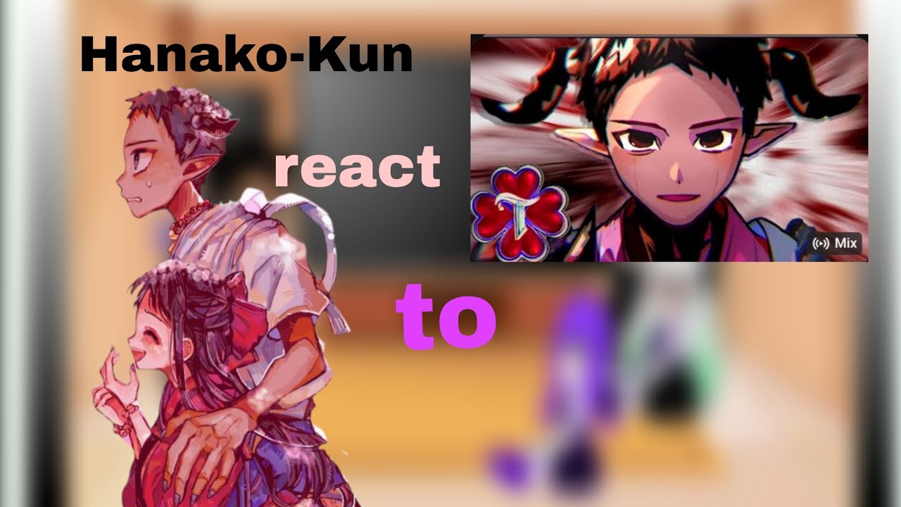 Hanako-Kun React to ∘˚•/Shinigami não sabe amar/∘˚• #hanakokun #anime #hakubo #sumire #yashiro #aoi 