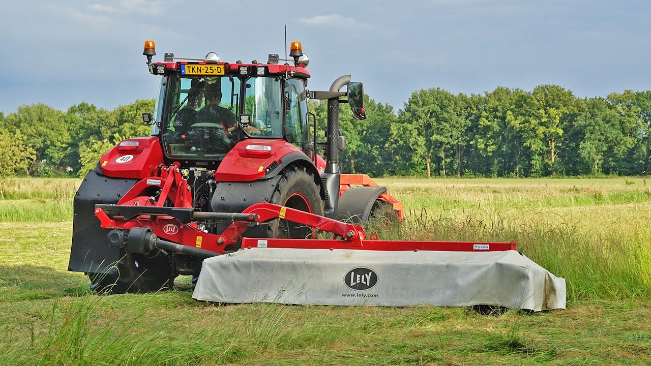 Gras Maaien | Case IH Luxxum 120 + Lely Splendimo | Erik van de Peppel | 2024