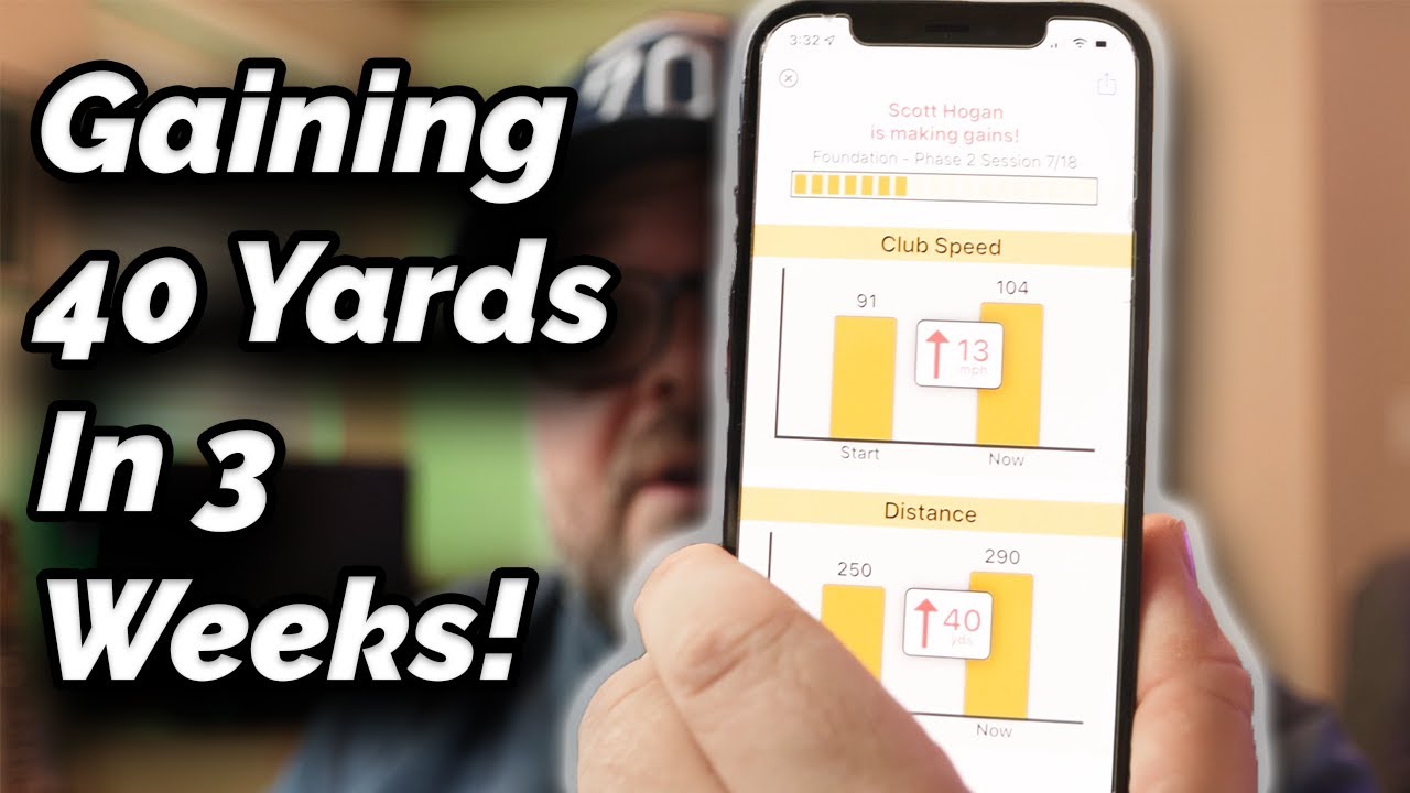I GAINED 40 YARDS IN 3 WEEKS OF GOLF SPEED TRAINING!