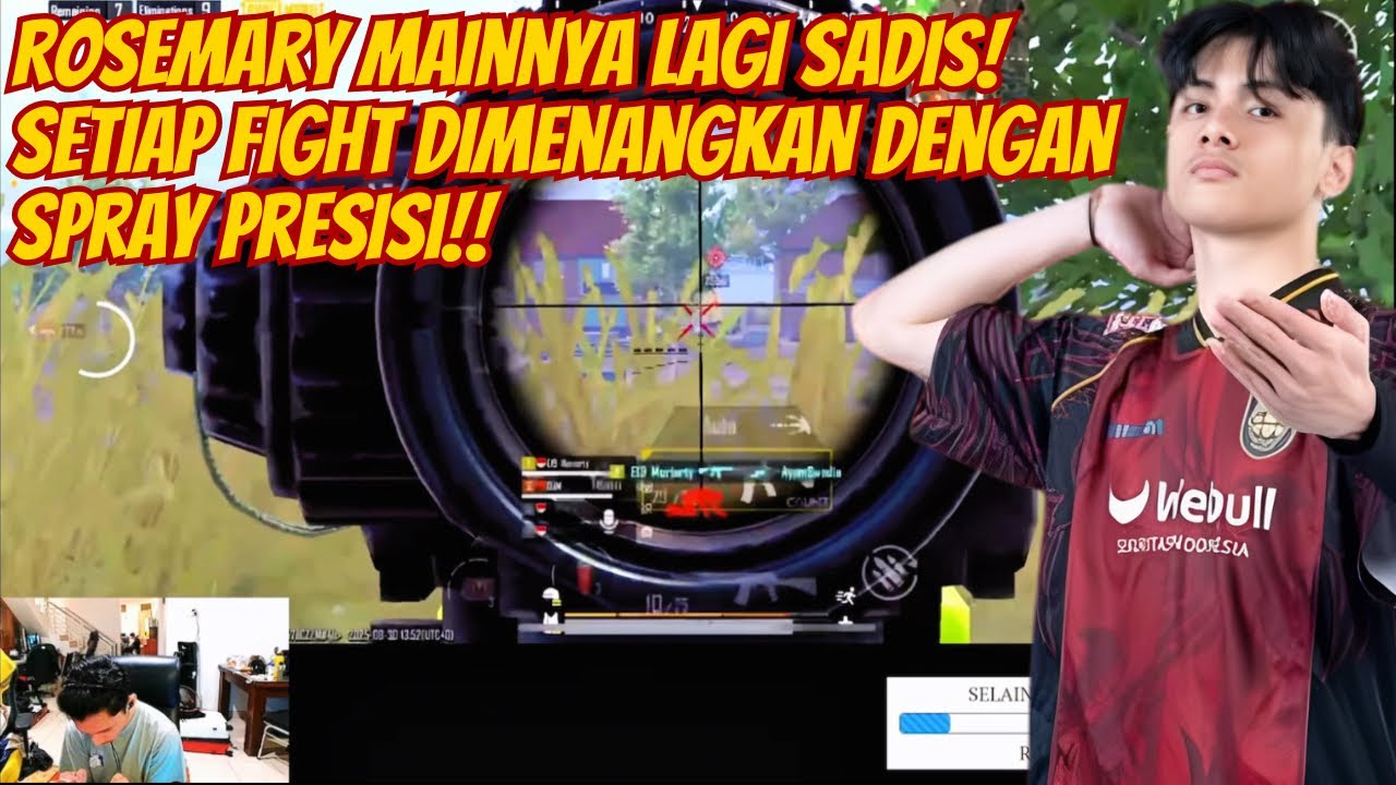 Gameplay UR Rosemary — Spray Stabil, Timing Tepat, dan Insting Tajam 🥶😱 #pubgmobile 