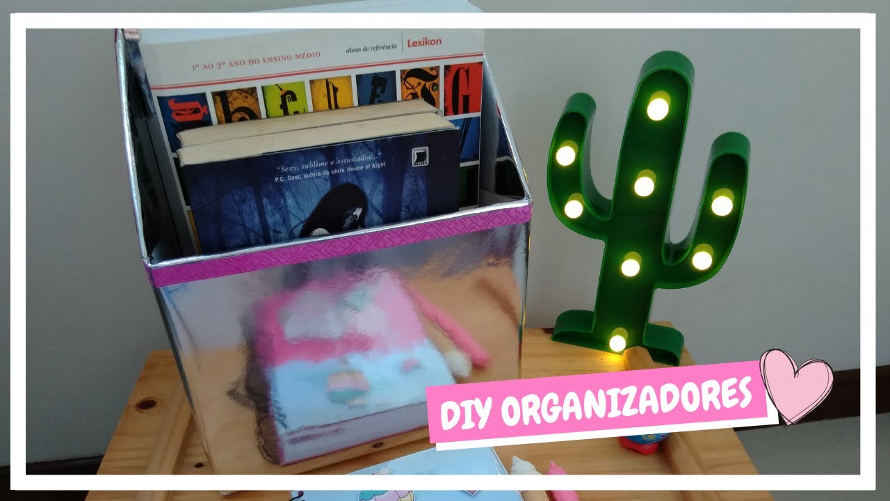 DIY - ORGANIZADORES DE ESCRITÓRIO | Carol Azeredo
