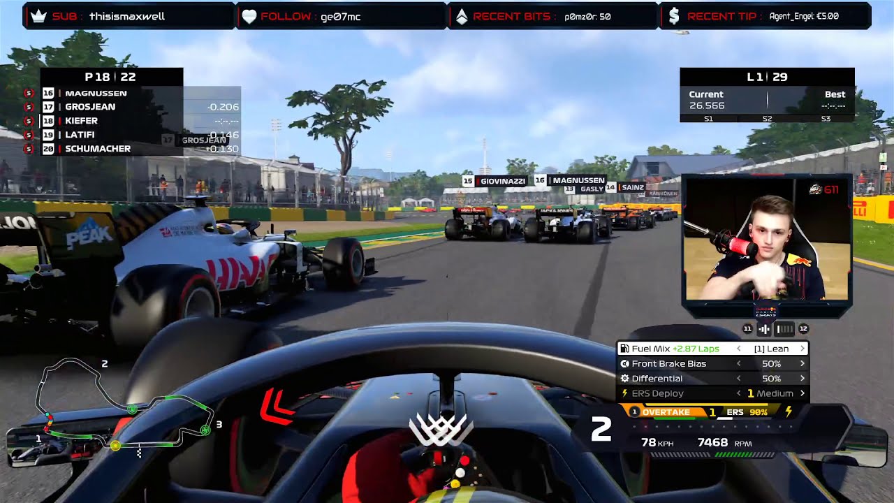 F1 2020 MyTeam Ep.1 110% AI - Australian GP