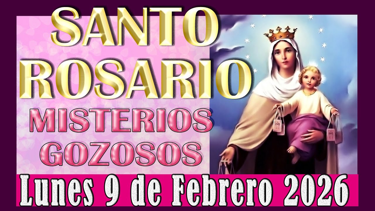 SANTO ROSARIO🌹🌟 LUNES 9 FEBRERO 2026📿✟🙏