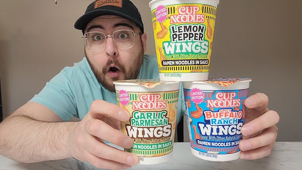 Cup Noodle Ramen Limited Edition Chicken Wing Flavors REVIEW 