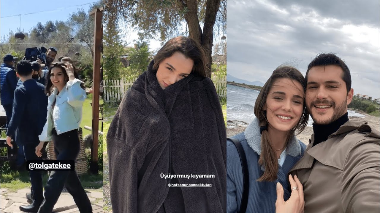 Son Yaz oyuncularının setten kamera arkası g&ouml;r&uuml;nt&uuml;leri..