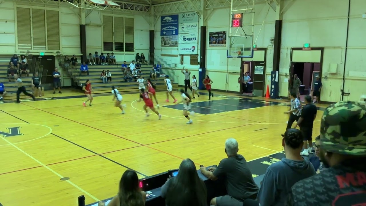 Kauai high girls basketball VS Waimea 2nd half 12/19/2025