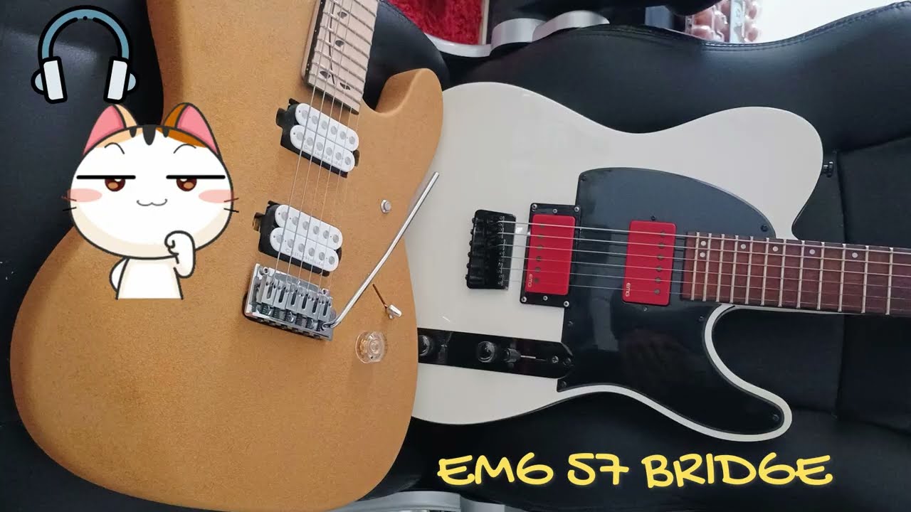 EMG 57 66 LTD TE 200 VS TELECASTER CASERA + GUITARHEADS #ltdguitars #guitar #distortion #emgpickups