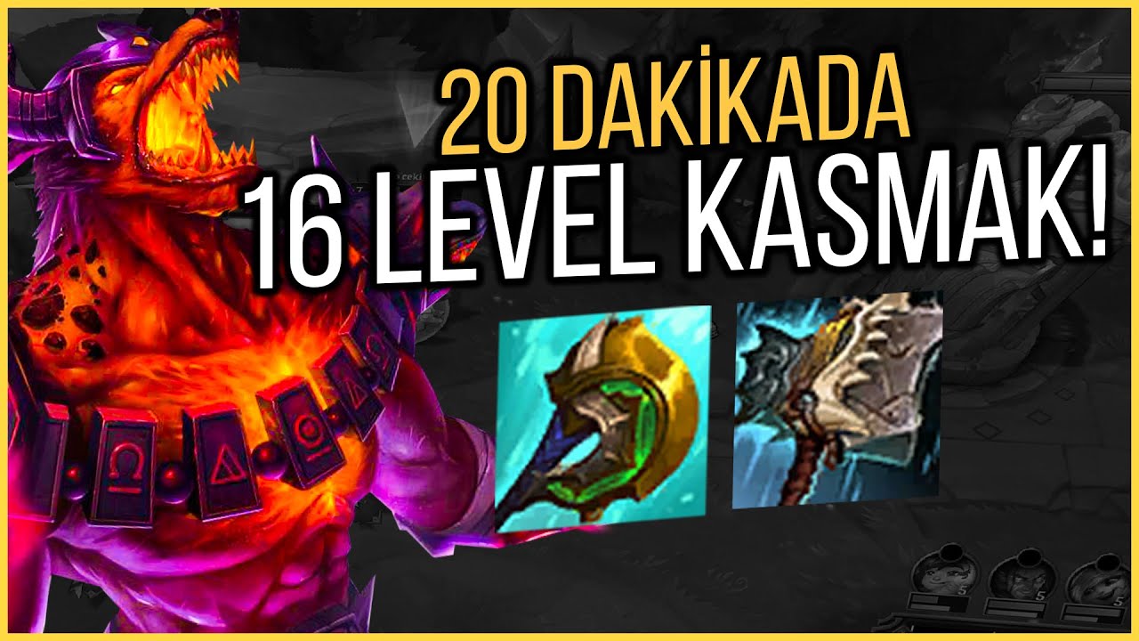 LCS TARZI NASUSLA DAHA HIZLI LEVEL FARM YAPIN | NASUS VS GAREN ÖĞRETİCİ ÜST KORİDOR