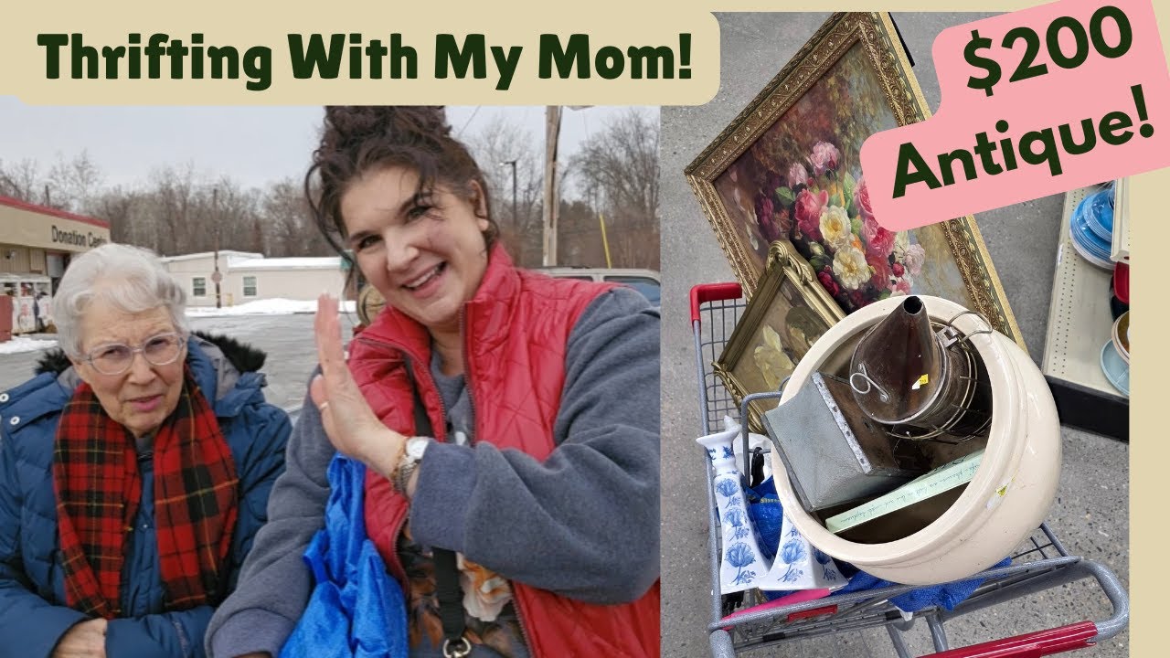 Thrifting With My Mom | Rare Antique Find + Polish Pottery Cafe. Which Piece is Your Favorite?