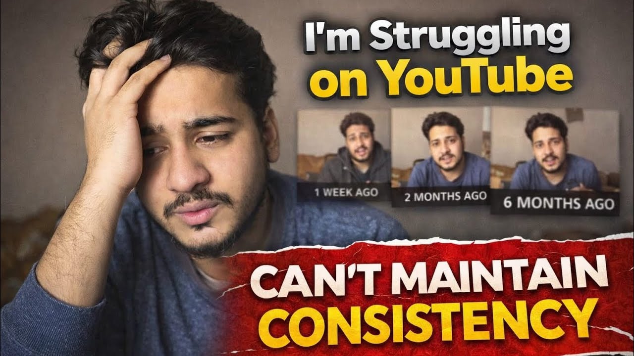 I’m Struggling on YouTube | My Biggest Problem Is Consistency